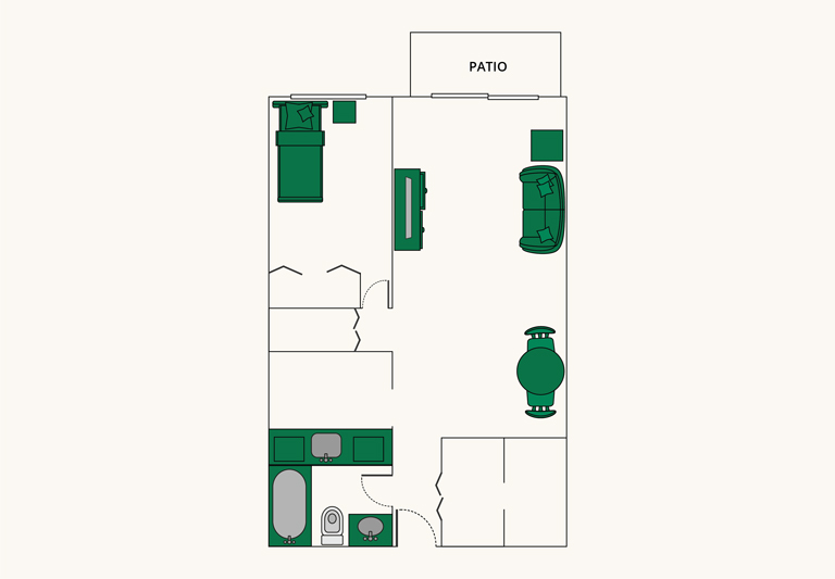 sun village retirement residence suites apple one bedroom