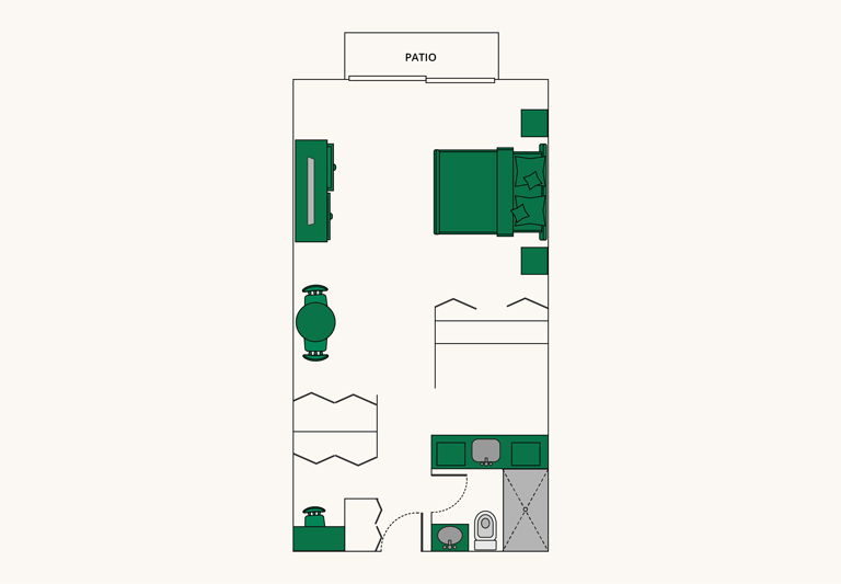 sun village retirement residence suites peach studio